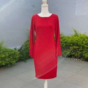 Calvin Klein RED Dress / Size 8